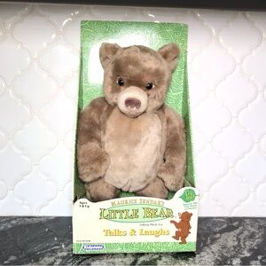 Vintage Maurice Sendak’s Little Bear Plush Toy Laughs & Talks  NEW IN BOX